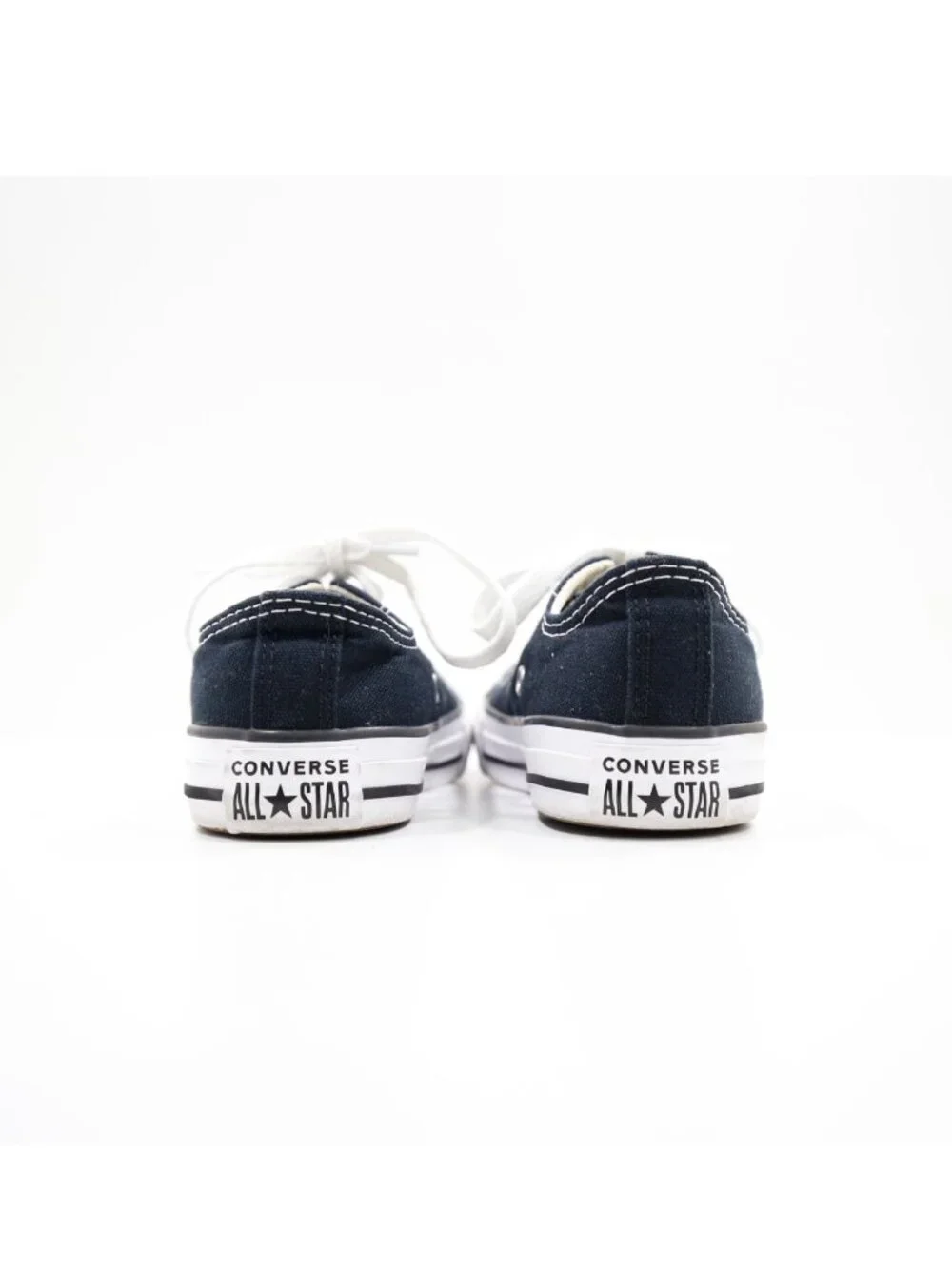 Converse Chuck Taylor All Star Black Canvas Low Top Sneakers - Kids' 13